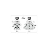 Naświetlacz LED z czujnikiem ruchu FLOODLIGHT sensor PFM G4 27W41W IP65 4000K 145lm/W czarny LEDVANC