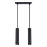 Sollux Lampa wisząca KARBON 2 czarny SL.1574
