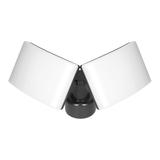 TOS DUO LED 2x20W podwójny naświetlacz ogrodowy 2x1600lm IP65 4000K, PC czarny AD-NL-6603BL4 ORNO