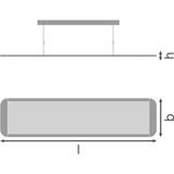 Oprawa z bezpośrednim i pośrednim rozsyłem światła PANEL LED D/I 1200 36W 4000K UGR19