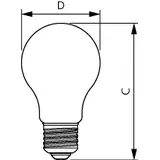 Żarówka LED 8,5W=75W 1055lm 4000K barwa neutralna kulka 8,5-75W E27 A60 840 Szkło przezroczyste 9,29002E+11 PHILIPS