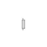 LAMPA LED LINE 118mm 125D 16W/827 230V R7S 6X1