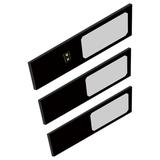 PLANA zestaw 3 lamp podszafkowych LED, 3x4W, 3x240lm, 4000K, z włącznikiem bezdotykowym, czarne AD-OM-6477L4/B ORNO