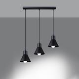 Sollux Lampa wisząca TALEJA 3 czarna [E27] SL.0986