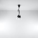 Sollux Lampa wisząca DIEGO 3 czarna SL.0573
