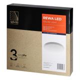 REWA plafon LED 30W, 3225 lm, 4000K, klosz PC, IP65 AD-PL-6472WLPM4 ORNO