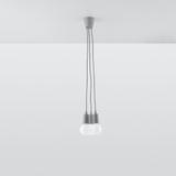 Sollux Lampa wisząca DIEGO 3 szara SL.0576