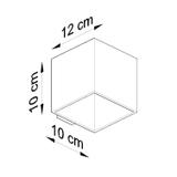Kinkiet QUAD beton