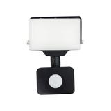 PORTO S LED 10W naświetlacz z PIR, 800lm, IP44, 4000K, aluminium + poliwęglan AD-NL-6462BLR4 ORNO