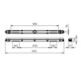 Oprawa hermetyczna Ledinaire WT065C przelotowa 42/23W 2900/4800lm IP65 4000K barwa neutralna LED29_4 9,11402E+11 PHILIPS