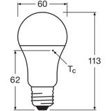 Żarówka LED x3 A60 E27 10W = 75W 1055lm 4000K Neutralna 150° BASE Osram