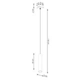 Sollux Lampa wisząca LAGOS 1 zielona oliwka SL.1484