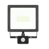 ALLED 50W Naświetlacz LED z PIR, 4000lm, IP44, 4000K, Alu+szkło FL/R-3 ORNO