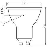 Lampa LED VALUE non-dim PAR16 80 36° 6,9W 865 GU10