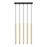 Sollux Lampa Wisząca PASTELO 5L złoty połysk SL.1198