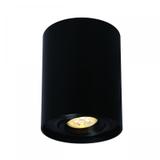 Oprawa punktowa CHLOE GU10 NATYNKOWA GU10 250V IP20 94x125mm CZARNY OKRĄGŁA RUCHOMA Spectrum LED