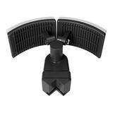 TOS DUO LED 2x20W podwójny naświetlacz ogrodowy z PIR 2x1600lm IP65 4000K neutralna biel PC czarny AD-NL-6603BLR4 ORNO