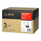 TOS LED 30W naświetlacz ogrodowy LED, 2200lm, IP65, 4000K, PC, szary AD-NL-6148GL4 ORNO