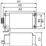 Statecznik transformator BHD 2000 L76-A2 380/400/415V 50Hz HP-317 9,137E+11 PHILIPS