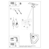 Sollux Lampa wisząca TRES czarna SL.0930