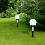 Lampa kula solarna ogrodowa wbijana LED 34cm EKO4826 Milagro