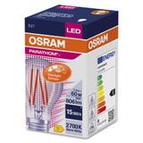 Lampa LEC PARATHOM+ non-dim CL A60 FILAMENT 7,3W/827 E27