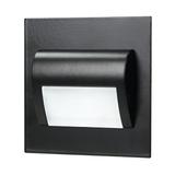 DRACO LED NEW 1,5W, oprawa schodowa podtynkowa, 12VDC, 30lm, 3000K, czarny, innowacyjny sposób monta AD-OS-6164L3/B ORNO