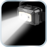 Latarka czołowa akumulatorowa USB 250 lm COB LED + czujnik ruchu NEO TOOLS GTX 99-073 GTX Poland