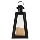 Lampion 1 LED świeczka 26,5 cm czarny 3x AAA vintage IP20 DCLV18 EMOS