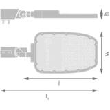 Oprawa SL AREA SPD LA V 120W 765 RV35ST GY