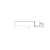 Lampa DULUX S LED FR 9 CCG, AC mains 4,5W 830 G23