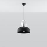 Sollux Lampa wisząca CASCO czarna/biała SL.0389