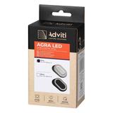 AGRA lampka podszafkowa LED 2,5W, 80lm, 4000K, szara AD-OM-6564L4/G ORNO