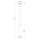 Sollux Lampa wisząca SULA 3P naturalne drewno SL.1101