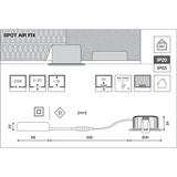 Oprawa SP AIR FIX P 6W 927 PS DIM IP65 BK