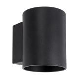 Kinkiet Oprawa dekoracyjna SONIA G9 czarny aluminiu 03959 IDEUS
