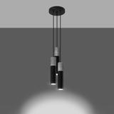 Lampa wisząca BORGIO 3P czarny