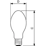 Lampa sodowa SON 70W E E27 CO 1CT/24 9,28487E+11 PHILIPS