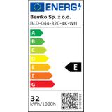 PANEL BACKLIGHT DENAR BLD 32W 4000K 3500LM IP44 40x40 BIAŁY C72-BLD-044-320-4K-WH BEMKO
