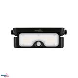 NAŚWIETLACZ LAMPA SOLARNA LED 3 barwy świecenia SOLEN 7W 900lm 3000/4000/6000K IP65 CZARNY Czujnik r C83-SON-007BL-CCT-PIR BEMKO