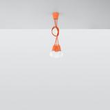 Sollux Lampa wisząca DIEGO 3 pomarańczowy SL.0585