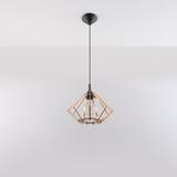 Sollux Lampa wisząca POMPELMO naturalne drewno SL.0393