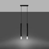 Sollux Lampa wisząca WEZYR 2 czarna SL.0961