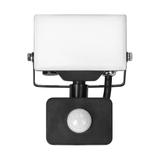 PORTO S LED 10W naświetlacz z PIR, 800lm, IP44, 4000K, aluminium + poliwęglan AD-NL-6462BLR4 ORNO