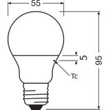 Lampa LED VALUE Classic A40 4,9W/840 230V plastik E27 FS3 OSRAM
