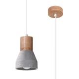 Sollux Lampa wisząca QUBIC szara