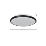 plafon LED Terma 18W 1260lm 4000K czarny IP44 ML6402 Milagro