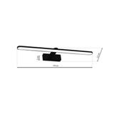 kinkiet łazienkowy nad lustro LED Splash Black 12W 840lm 4000K IP44 ML5616 Milagro