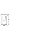 Oprawa SMART OUTD BT TABLELANTERN SOLRGBW LEDV