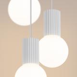 Lampa wisząca HALO 3P biała
